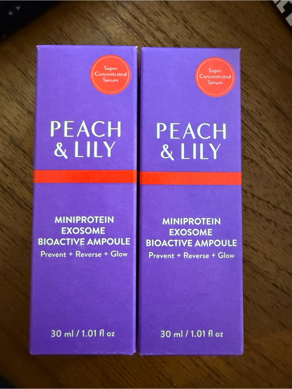 Peach & Lily Purple Miniprotein Exosome Bioactive Ampoule - Concentrated Serum